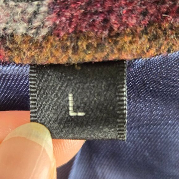 Braetan Size Large Southwestern/Aztec Print Wool Blend Blazer 1 Button Closure - Picture 10 of 13